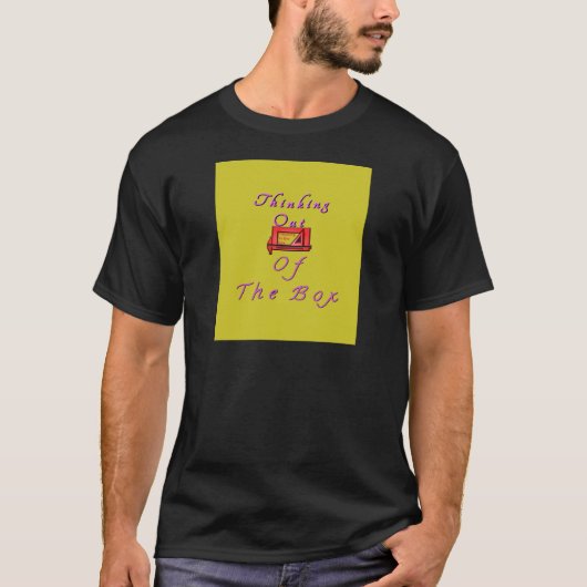 箱の外で考えるデザイン Tシャツ (正面)