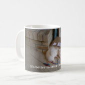 箱の外で考える コーヒーマグカップ (正面左)