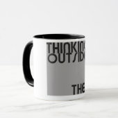 箱の外で考える マグカップ (正面左)