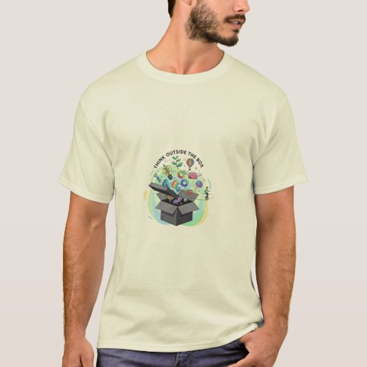 箱の外で考える Tシャツ (正面)