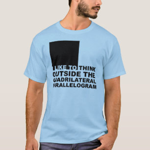 箱の外で考えろ 面白いTシャツ Tシャツ