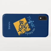 箱の外の名前をカスタムする電話ケース Case-Mate iPhoneケース (裏面(横))