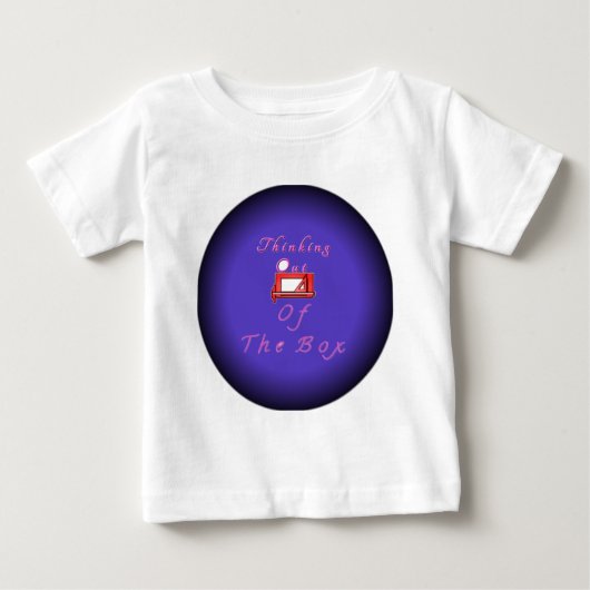 箱の外側で考える ベビーTシャツ (正面)