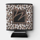 箱の外側のモノグラム黒ヒョウ柄 缶クーラー (裏面)