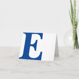 箱の外側…パーソナライズされたイニシャル ノートカード