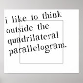 箱の外考えへ出るのが好きだ ポスター (正面)