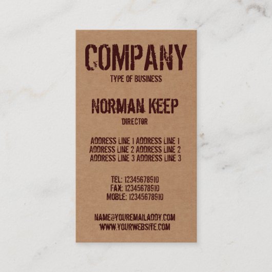 箱の外 名刺 (正面)