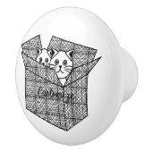 箱の子猫Thunder_Cove セラミックノブ (右)