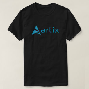 箱の暗闇のArtixのロゴそしてブランド Tシャツ