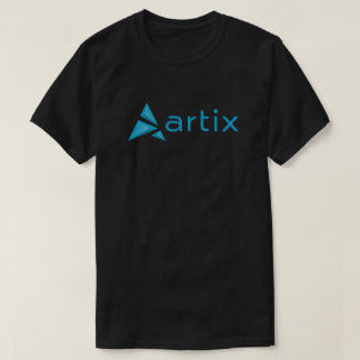 箱の暗闇のArtixのロゴそしてブランド Tシャツ