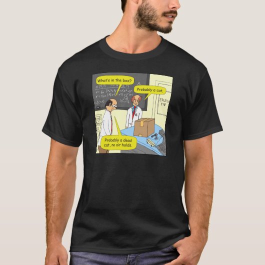 箱の物理学の漫画の505猫 Tシャツ (正面)