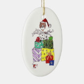 箱の猫 セラミックオーナメント (右)