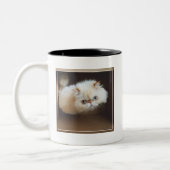 箱の猫 ツートーンマグカップ (左)
