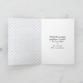 箱の誕生日にタビー猫 カード (内部)