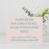 箱は消え、我々は混乱を一掃した移動 案内状 (スタンド正面)