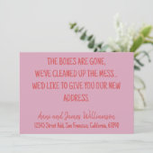 箱は消え、我々は混乱を一掃した移動 案内状 (スタンド正面)