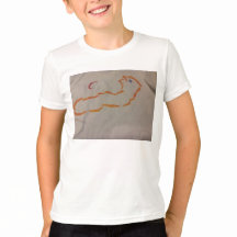 箱を渡る明るいオレンジアクリルのステンシル