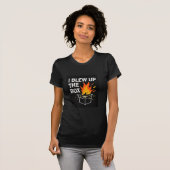 箱を爆破した女性Tシャツ Tシャツ (正面フル)