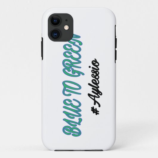 箱を緑化する青 Case-Mate iPhoneケース (裏面)