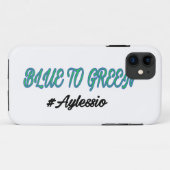 箱を緑化する青 Case-Mate iPhoneケース (裏面(横))