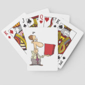 箱を見ている人 トランプ (裏面)