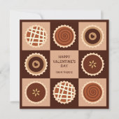 箱入りチョコレート教室バレンタイン シーズンカード (正面)