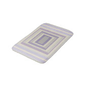 箱入りチョークグレーラベンダー幾何学的デザイン バスマット (アングル)