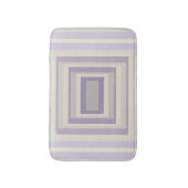 箱入りチョークグレーラベンダー幾何学的デザイン バスマット (正面縦)