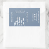 箱封シール、シール、包装 長方形シール (バッグ)