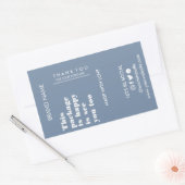 箱封シール、シール、包装 長方形シール (封筒)