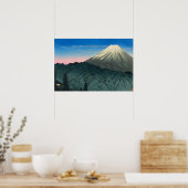 箱根から望む富士山 正貞高橋 1932年 ポスター (キッチン)