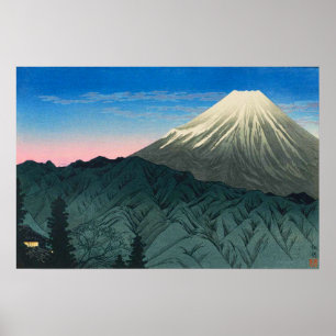 箱根から望む富士山 正貞高橋 1932年 ポスター