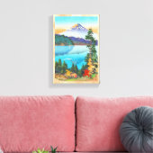 箱根ヒルズの土屋興津湖 キャンバスプリント (インサイチュ (リビング))