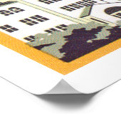 箱根ホテル（ホワイト） ポスター (角)