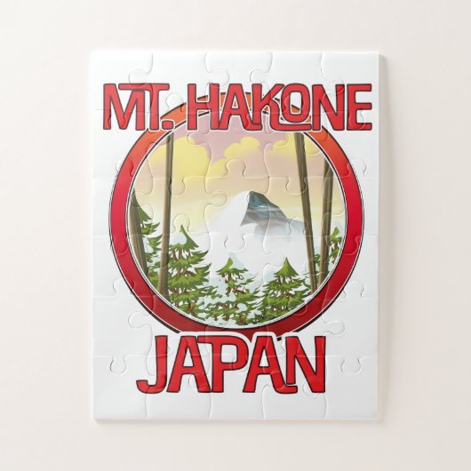 箱根山 日本 ジグソーパズル (縦)