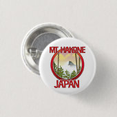 箱根山 日本 缶バッジ (正面&裏面)