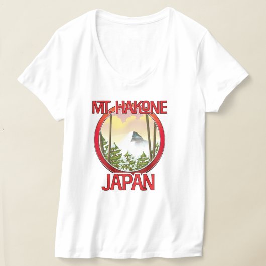 箱根山 日本 Tシャツ (レイダウン)