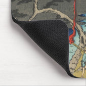 箱根市：ヴィンテージ浮世絵ウッドブロックプリント マウスパッド (コーナー)