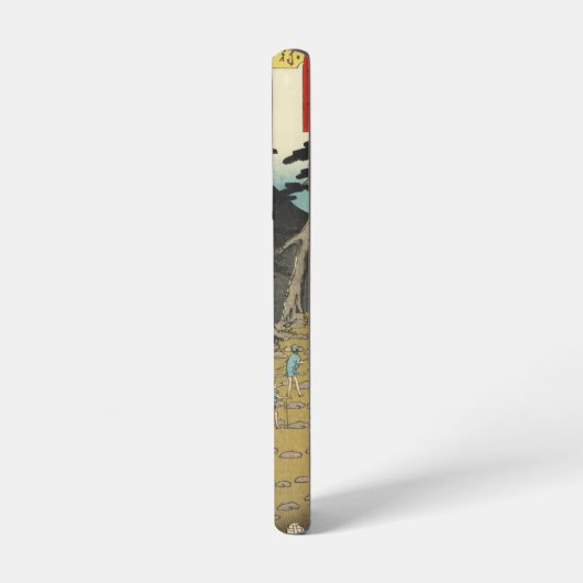 箱根市:ヴィンテージ浮世絵ウッドブロックプリント SAMSUNG GALAXYケース (左側面)