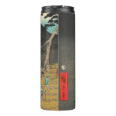 箱根，日本：ヴィンテージウッドブロックプリント タンブラー (裏面)