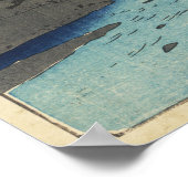 箱根,日本:ヴィンテージウッドブロックプリント ポスター (角)