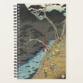 箱根,日本:ヴィンテージ日本の木版画 プランナー手帳 (正面)