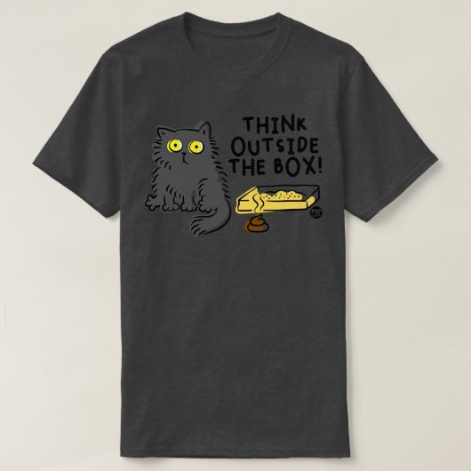 箱考えの外で Tシャツ (デザイン正面)