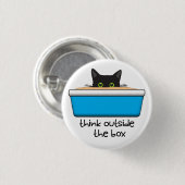 箱考えの外にトイレだ。 缶バッジ (正面&裏面)