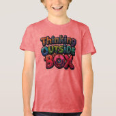 箱考えの外に トライブレンドＴシャツ (正面)