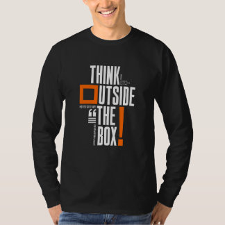 箱考えの外に Tシャツ