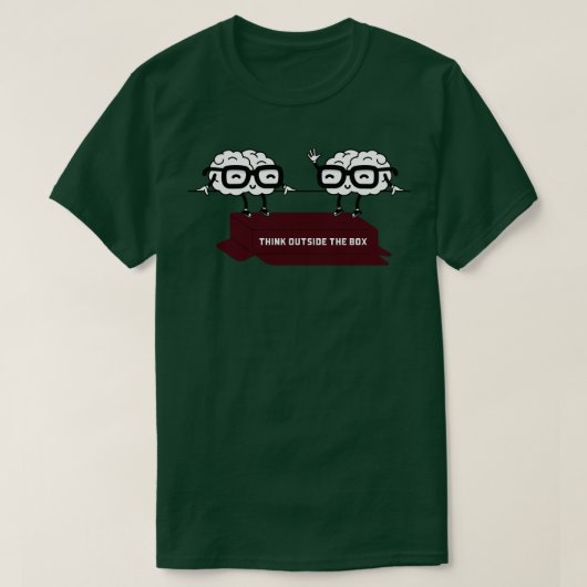 箱考えの外5 Tシャツ (デザイン正面)