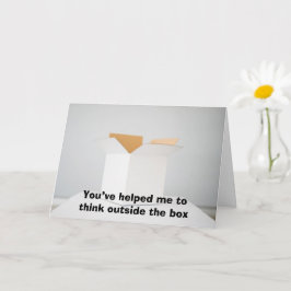 箱考えの外 カード