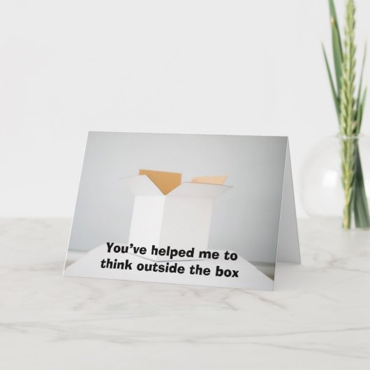 箱考えの外 カード (正面)