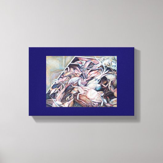 箱考えの外 キャンバスプリント (正面)